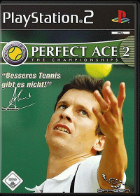 Perfect Ace 2: The Championships PAL Playstation 2  box art